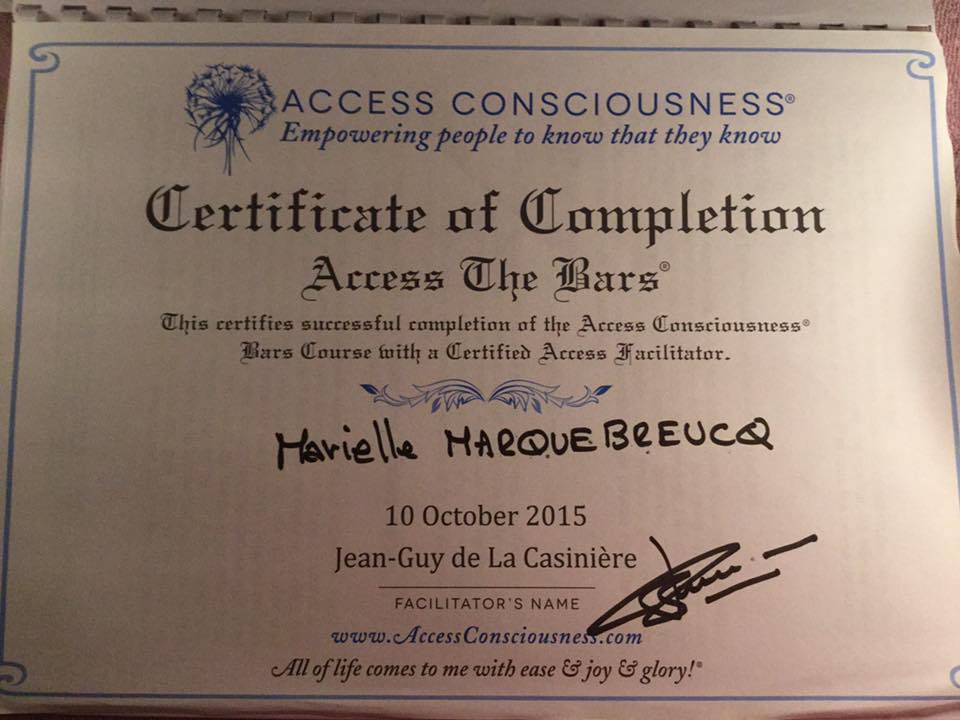 access consciousness bars zenergie